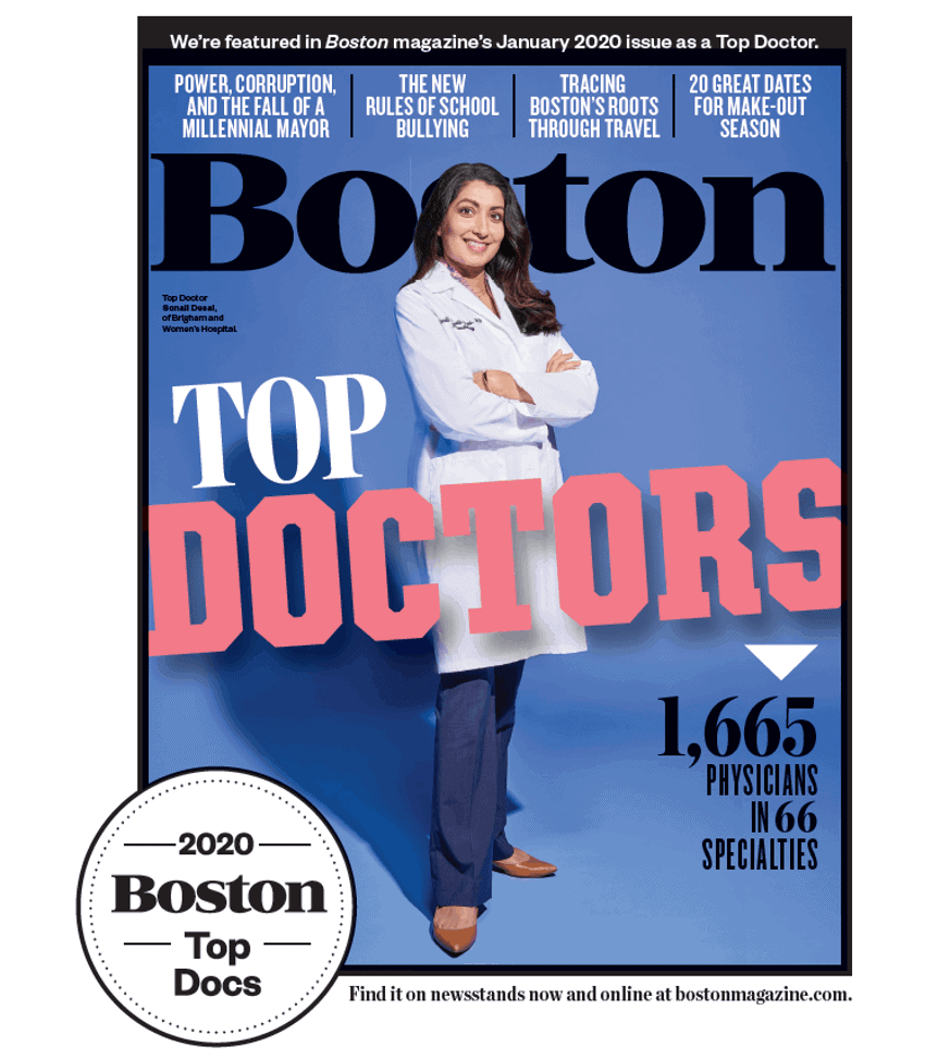Dr. Ahn Named One of Boston’s Top Plastic Surgeons