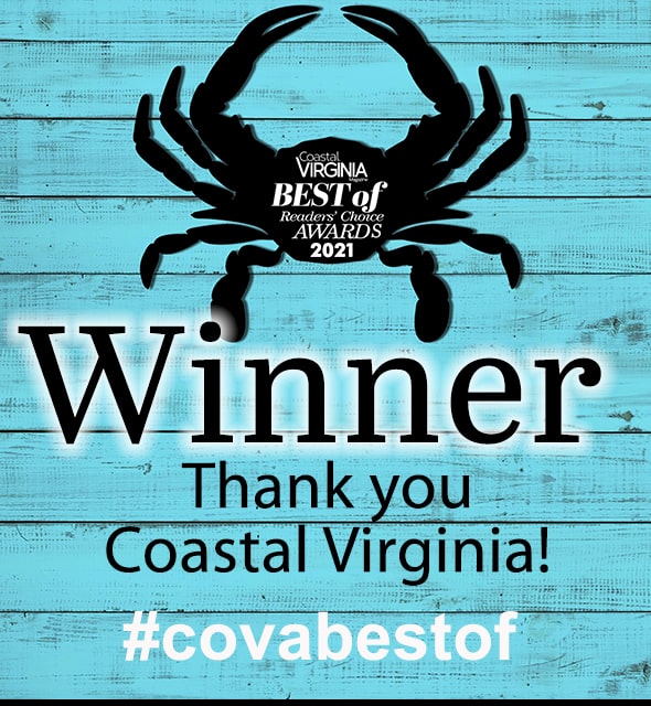 Coastal Virginia Magazine 2021 Best of Reader’s Choice Winner