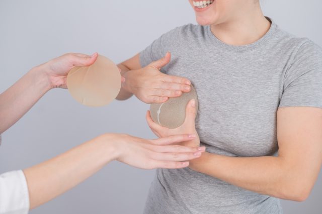 Breast lift with implants in Miami