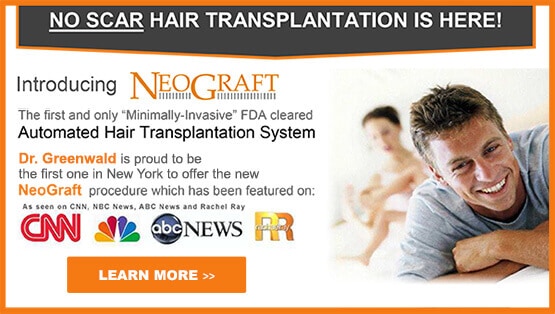 No scar hair transplantation New York City & Westchester County