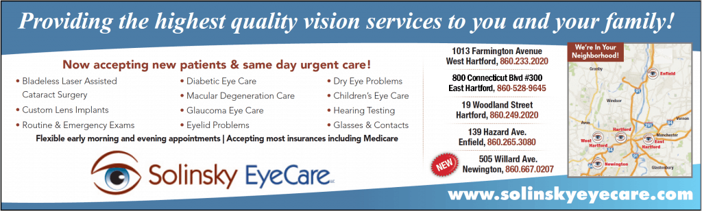 Eye care services in Hartford, CT