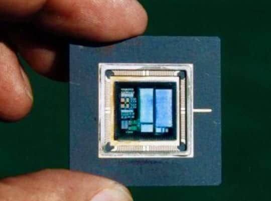 Deep Blue computer chip