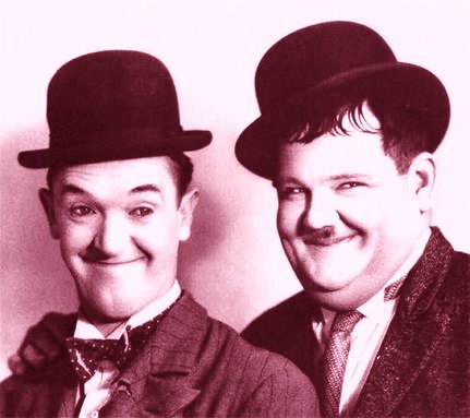 Laurel and Hardy, comedians